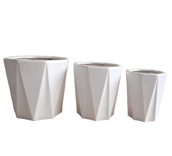 White Ceramic Pot – Elegant Home Decor – #1 Best for Indoor Use